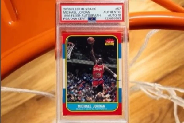 Card autografado por Michael Jordan é arrematado por valor milionário
