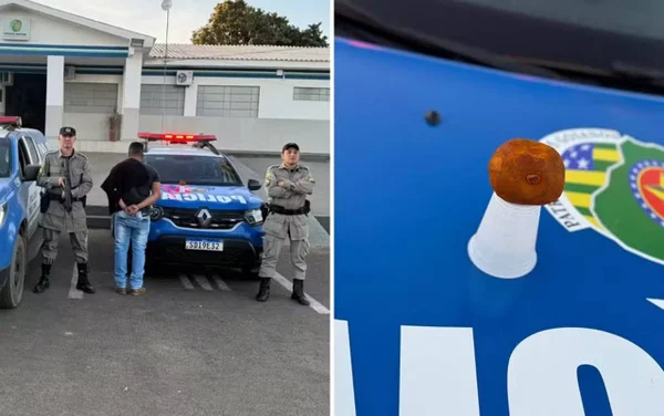 imagem colorida funcionario frigorifico preso ao furtar pedra de boi