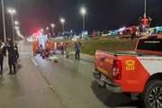 Equipes do CBMDF tentaram reanimar a vítima por cerca de 50 minutos, mas o motociclista não resistiu aos ferimentos Equipes do CBMDF tentaram reanimar a vítima por cerca de 50 minutos, mas o motociclista não resistiu aos ferimentos