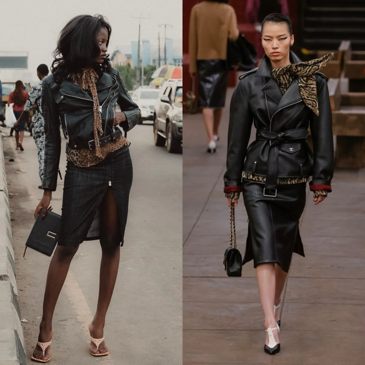 Look inspirado no desfile Métiers d’Art 2026 da Chanel Look inspirado no desfile Métiers d’Art 2026 da Chanel