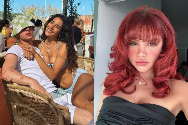 Montagem com fotos coloridas de Juliano Floss, Marina Sena e Vivi Wanderley - Metrópoles