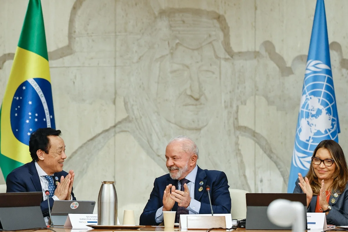 Lula sugere “imposto global de 2% sobre os super-ricos” contra a fome 1 Lula durante reunião da Aliança Global Contra a Fome e a Pobreza, em Roma, Itália