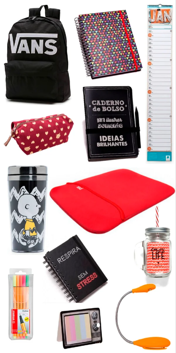 Fim de férias. O “Metrópoles” selecionou produtos que farão a volta às aulas mais divertida