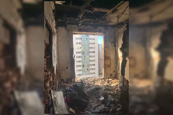 Águas Claras: veja como ficou apartamento após incêndio que matou gata