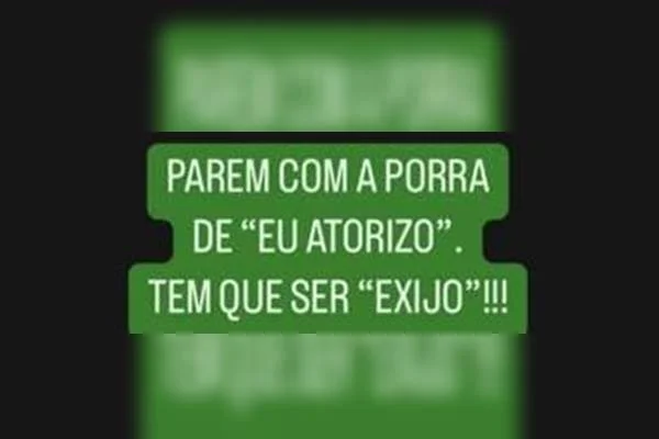 Em texto escrito no story do Instagram, bolsonarista pede intervenção militar às Forças Armadas exigindo ação do presidente - Metrópoles