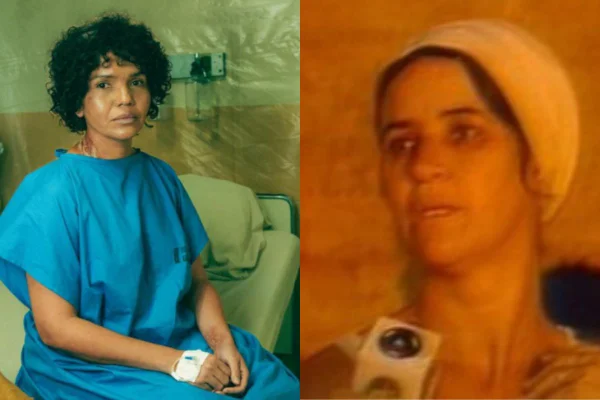 Maria Gabriela e Antônia em Emergência Radioativa, série sobre a tragédia do Césio-137 em foto dividida - Metrópoles
