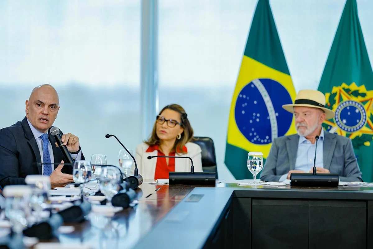 Moraes, Janja e Lula Moraes, Janja e Lula