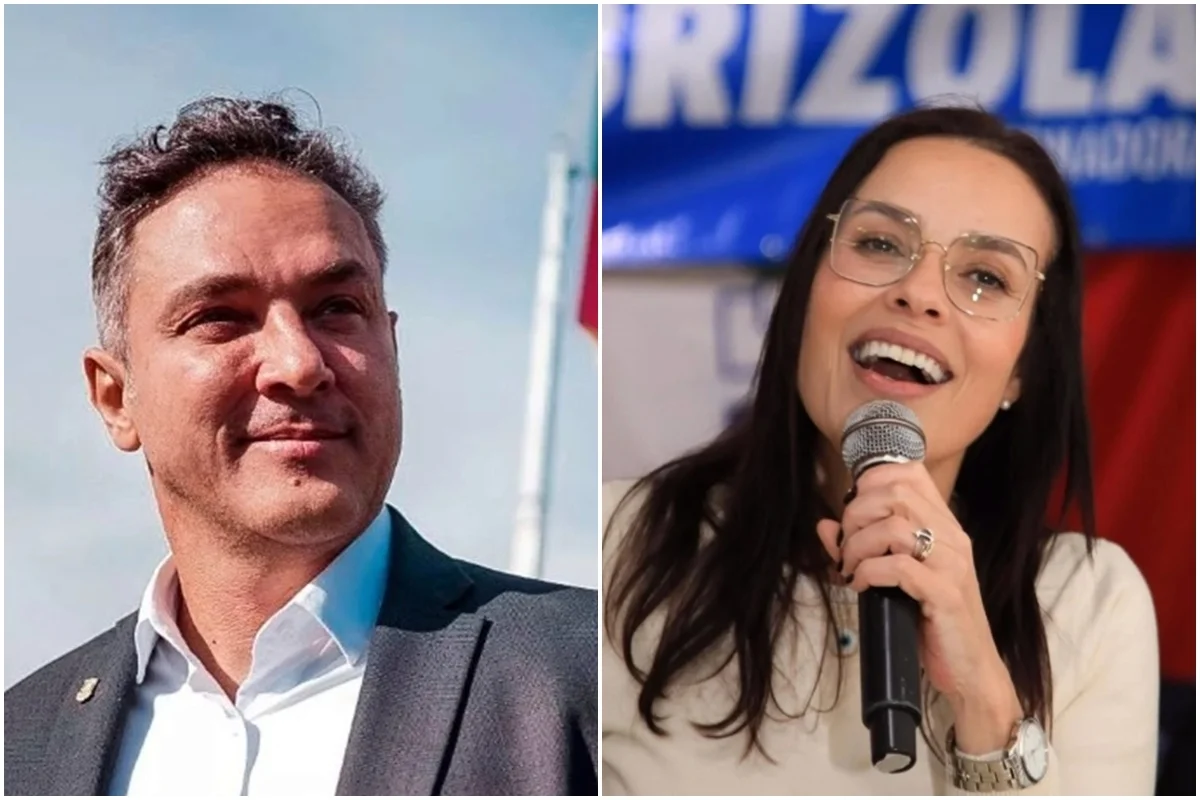 Luciano Zucco e Juliana Brizola, candidatos ao governo do RS - Metrópoles