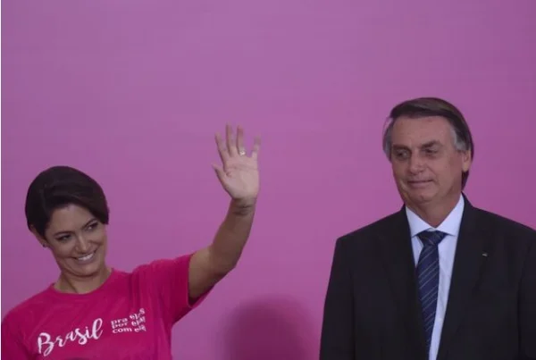Bolsonaro e Michelle Bolsonaro- Metropoles
