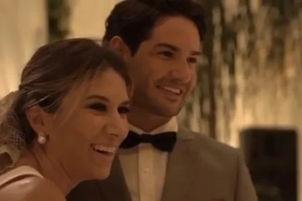 Rebeca Abravanel divulga vídeo do casamento secreto com Alexandre Pato