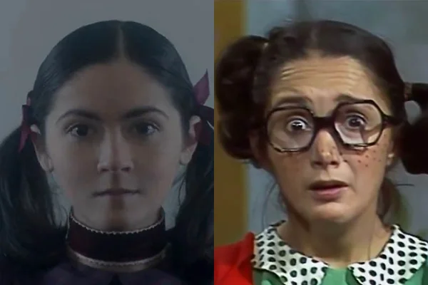 Isabelle Fuhrman em Órfã 2: A Origem e Maria Antonieta de las Nieves em Chaves