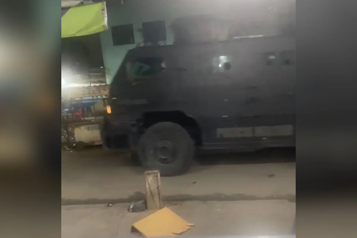 Blindados foram empregados na ação policial Blindados foram empregados na ação policial