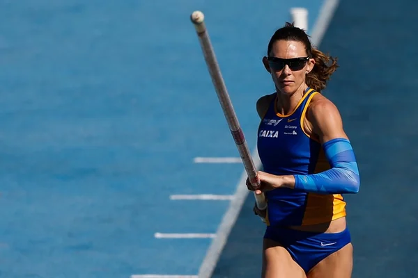 Fabiana Murer foi eliminada das classificatórias do salto com vara