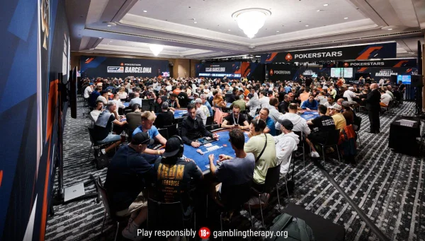 Sala de pôquer durante o EPT Barcelona