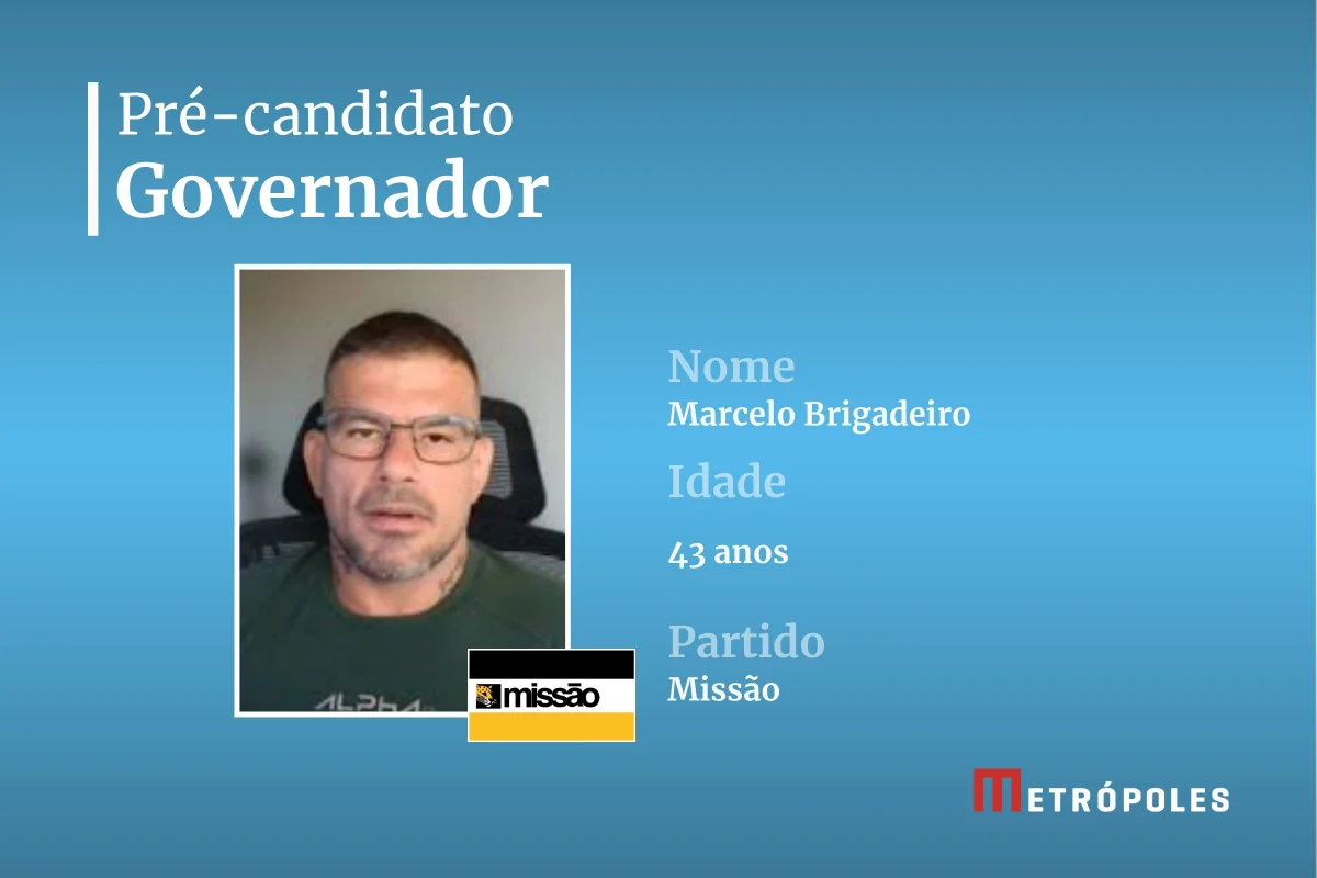 Marcelo Brigadeiro é candidato ao Governo de Santa Catarina pelo Missão Marcelo Brigadeiro é candidato ao Governo de Santa Catarina pelo Missão