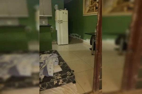 Casa onde ocorreu crime