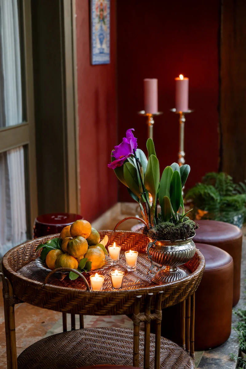 Decoração com velas Decoração com velas