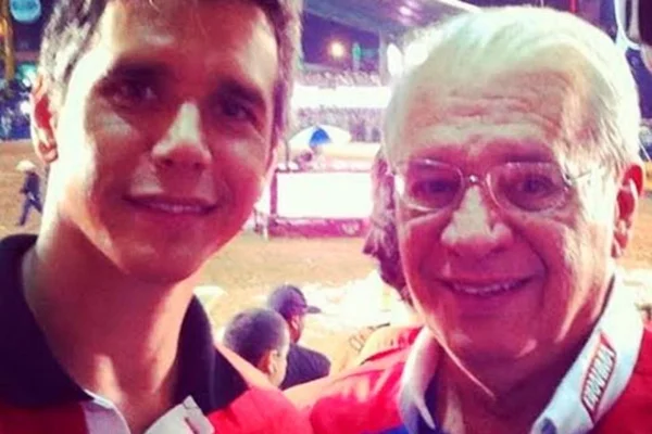 Marcio Garcia e o pai, Carlos Alberto
