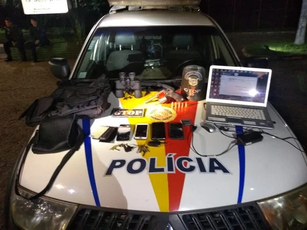Presos integrantes de quadrilha de assaltantes que agia no DF e em GO