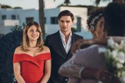 Gabriel Guevara como Nick e Nicole Wallace como Noah em Nossa Culpa do Prime Video Gabriel Guevara como Nick e Nicole Wallace como Noah em Nossa Culpa do Prime Video