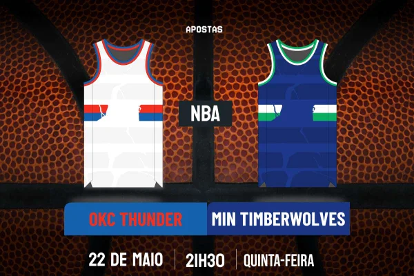 Palpite Oklahoma City Thunder x Minnesota Timberwolves - NBA playoffs jogo 2 - APOSTAS