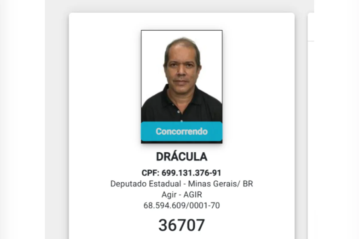 Candidatos com nomes inusitados nas urnas em Minas Candidatos com nomes inusitados nas urnas em Minas