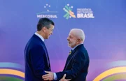 Lula cumprimentou presidente Santiago Peña por vitória do time