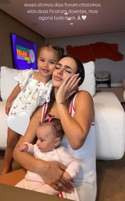 Bruna Biancardi desabafa após Mavie e Mel ficarem doentes ao mesmo tempo Bruna Biancardi desabafa após Mavie e Mel ficarem doentes ao mesmo tempo