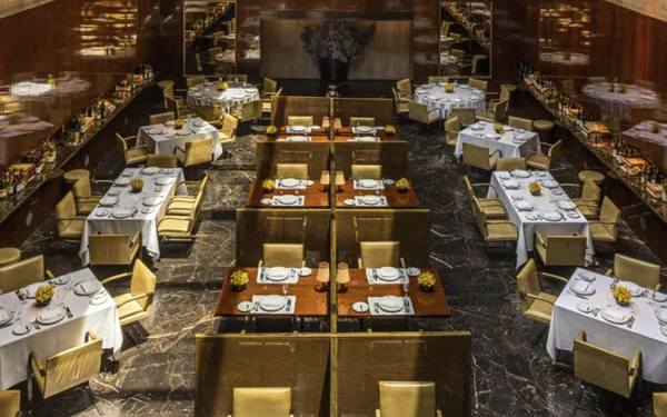 Salão do restaurante Fasano, em São Paulo