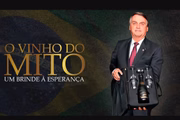 Jair Bolsonaro virou garoto propaganda de marca de vinho que faz referência ao ex-presidente da República. 