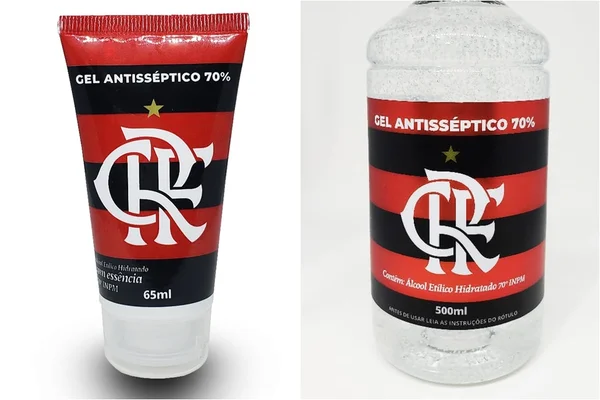 Álcool gel do Flamengo