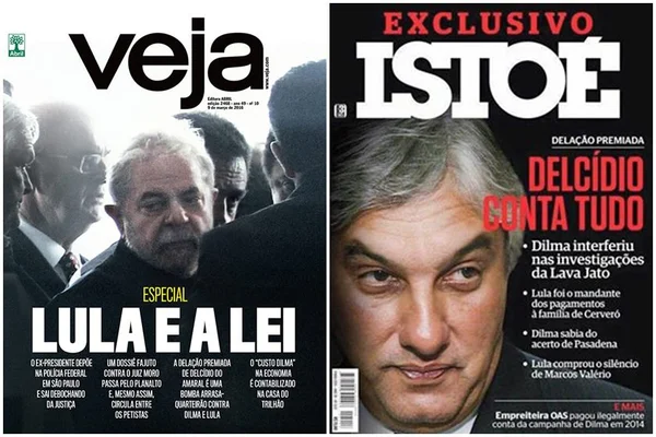 Revistas semanais repercutem depoimento de Lula e delação de Delcídio