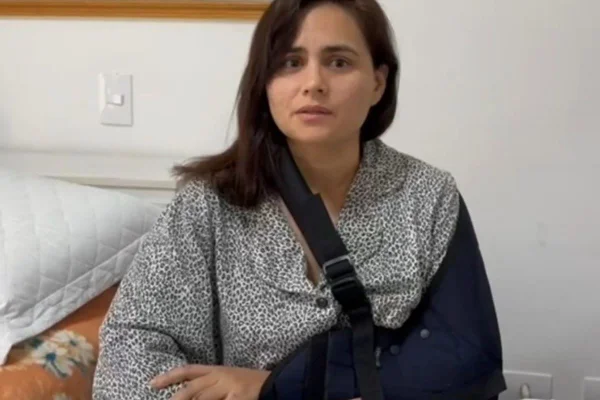 foto colorida da massoterapeuta Maria Graciete Alves da Silva, de 36 anos, que teve a perna arrancada após ser atingida por um Mercedes em alta veocidade em SP - Metrópoles
