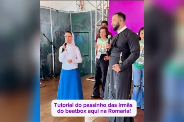imagem colorida freira tutorial dança