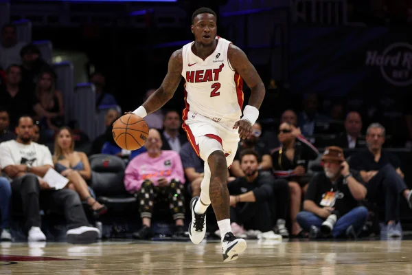 Foto colorida de Terry Rozier, do Miami Heat - Metrópoles