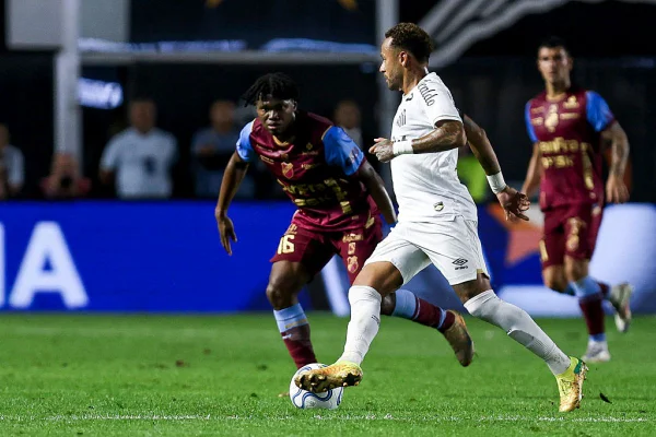 Sul-Americana: Santos vence de virada com brilho de Neymar e Gabigol