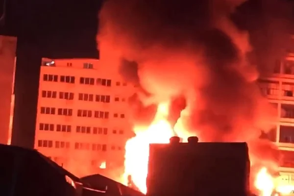 Incêndio no centro de São Paulo