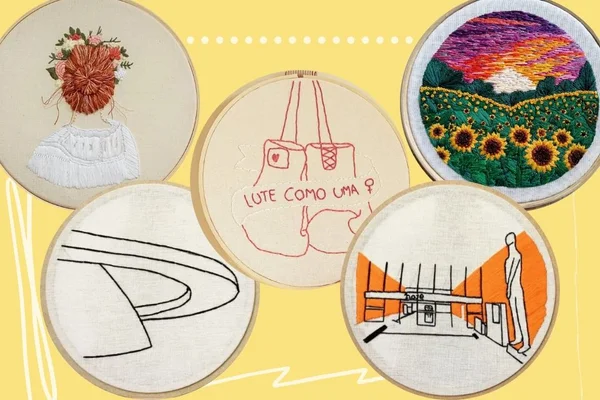 Cinco ateliês de bordado em Brasília para encomendar artes personalizadas