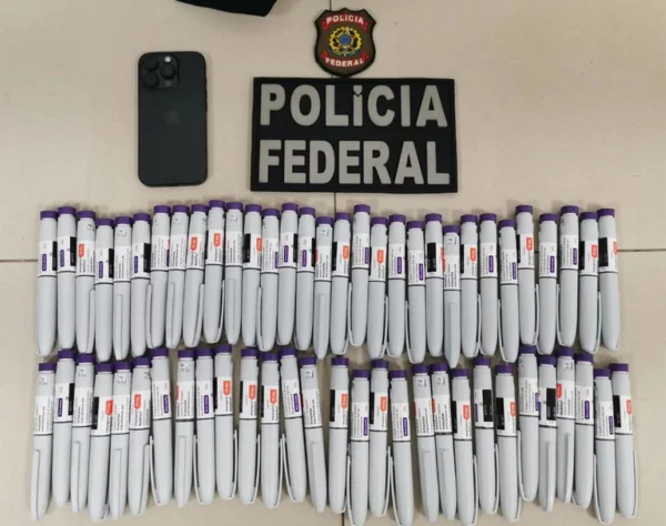 Canetas do medicamento apreendidas pela PF