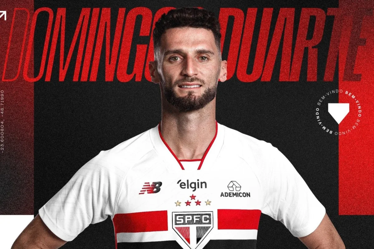 São Paulo anuncia a contratação do zagueiro português Domingos Duarte
