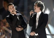 Harry Styles com Liam Payne, do One Direction