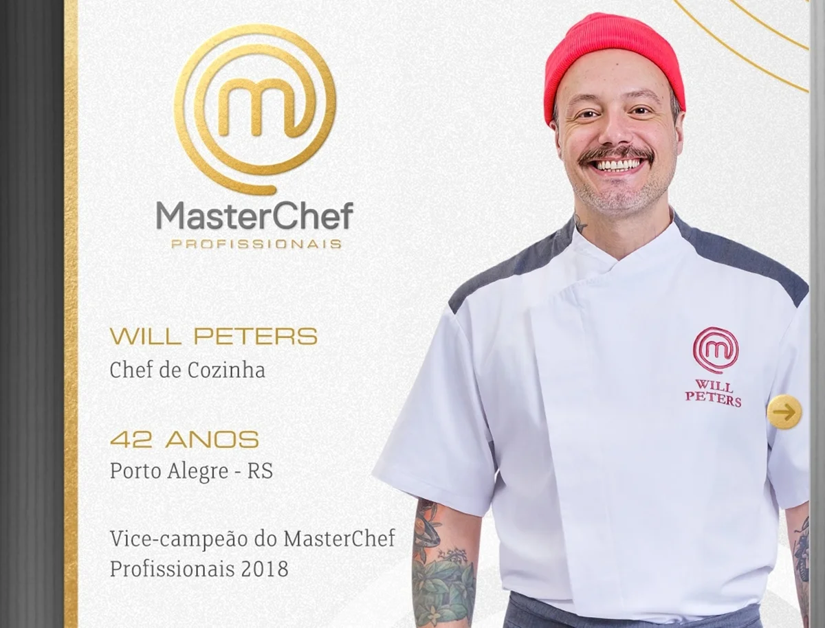 Will Peters é um dos veteranos a voltar para o MasterChef Profissionais Will Peters é um dos veteranos a voltar para o MasterChef Profissionais