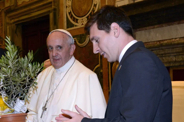 Papa Francisco e Messi