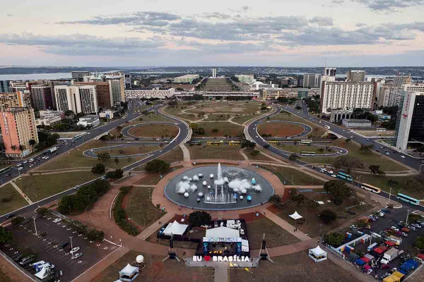 visão de Brasília do ponto de vista da Torre de Tv