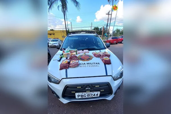 picanhas em capô de viatura