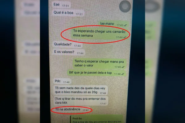 Preso com esfregão de maconha vendia drogas pelo zap