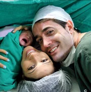 Ela e Vicente têm dois filhos: Giovanna e Pawel Ela e Vicente têm dois filhos: Giovanna e Pawel
