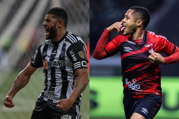 Hulk e Vitor Roque fazem duelo de gerações em partida da Libertadores