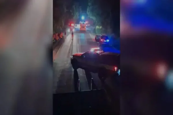 Ônibus era ocupado por 24 passagerios e um motoritsta