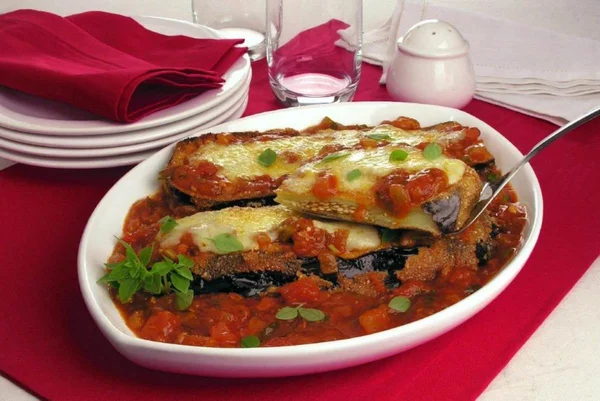 Berinjela gratinada
